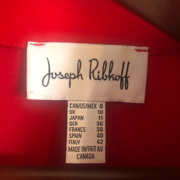 Red Joseph Ribkoff jacket. Mint condition (worn once). Style doesn’t suit me. - Picture 2 of 3